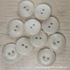 Todos os tipos de resina imitação shell tail bens limitados dois olhos quatro olhos camisa fivela casaco botões 10
