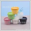 Botella blanca de lados rectos 50g botella para mascarilla botella para mascarilla de barro botella para cera para el cabello 50g botella para ungüento botella para subenvasado de crema