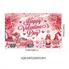 Cross-border nova caixa de presente rosa Feliz Dia dos Namorados cortina para celebração atmosfera atmosfera banner decoração