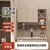 Puerta de aluminio de panal oculta Espejo de baño inteligente Feng Shui Gabinete de almacenamiento Gabinete de pared Espejo de almacenamiento multifuncional con enchufe