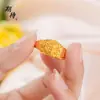 Esperando mucho tiempo no se desvanece oro oro oro oro amarillo de la fortuna anillo de mamón retro chino ajustable anillo de mamón mujeres