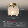 Candelabro de cristal de lujo ligero estilo francés para sala de estar, romántico estilo corte, color crema, estilo INS para dormitorio acogedor, comedor, candelabro con protección para los ojos