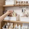Caixa de Armazenamento Retrátil para Cosméticos com Bordas Elevadas, Organizador Compartimentado para Skincare, Caixa de Armazenamento para Bancada de Maquiagem