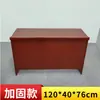 Mesa de conferencias mesa larga tira de entrenamiento roja mesa de 1,2 metros de largo para tres personas combinación de mesa y silla para auditorio escolar sala de reuniones
