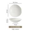 Tigela de Cerâmica Martelada Estrela Beidou Tigela Criativa para Salada de Frutas Tigela Ocidental para Sopa Louça de Mesa de Hotel Tigela Prato Artesanato Cor Sob Esmalte