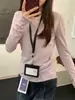 Entrega exclusiva: Camiseta casual de manga larga holgada para mujer, top fino de verano con protección solar, top versátil de color liso