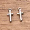 4 Tipos de Accesorios para Joyería de Acero Inoxidable 304, Electrochapado en Oro Real en Horno, Dijes de Figura Geométrica, Colgante de Cruz y Ángel
