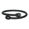 Pulsera de Acero de Titanio de Venta Caliente Transfronteriza Pulsera de Alambre de Acero Weiya para Hombre Hip Hop Punk Apertura Ajustable Pulsera Gota de Aceite
