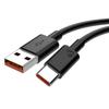 Adecuado para Huawei y Xiaomi Cable de Datos Tipo-C Negro Cable de Carga para Teléfono Móvil 6A Venta al por Mayor Fábrica Original Carga Rápida 6A