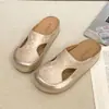 Meias Pantufas Fechadas com Solado Grosso para Mulheres para Combinar com Saias, Moda de Verão ao Ar Livre 2026, Estilo Fada que Aumenta a Altura, Sandálias Confortáveis e Não Cansativas para Mulheres