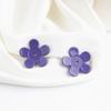 Estilo ins coreano fruta contraste de color lindo acrílico flor grande DIY Joyería hecha a mano aretes accesorios material