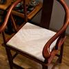 Daifa Sofá Silla Cojín de Caoba de Alta Gama Estilo Chino Nuevo Muebles de Madera Maciza Silla Taishi Silla de Comedor Cojín Silla Anillo Mesa de Té Té