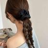 Anel de Cabelo Grande de Renda de Alta Qualidade Estilo Coreano Oversized Corda de Cabelo Ballet Creme Corda de Cabelo Bola Acessórios de Cabelo