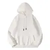 Nueva sudadera con capucha gruesa de forro polar de peso pesado transfronteriza de 360 g, color liso, unisex, serie de colores caramelo, versátil