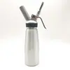 Batidor de Crema de Acero Inoxidable de 500ml Espumador de Leche Café Cold Brew Té con Leche Pistola Decoradora Espumador de Leche Comercial de Aluminio de 1L