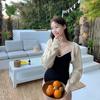 Moda Nuevos Calzones Enteros de Mujer Estilo Sling Combinación de Colores Cubre Vientre Adelgazante Traje de Baño Bikini para Vacaciones en Aguas Termales