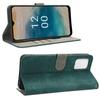 Para funda de teléfono Nokia G22 Protección Nokia G22 antirrobo cepillo RFID funda de cuero cordón tarjetero cruz
