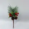 Venda Quente Transfronteiriça Decoração DIY de Pinhas e Folhas de Pinheiro de Natal