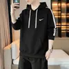 Sudadera con capucha para hombre, nueva colección Primavera y Otoño, informal, holgada, de manga larga, juvenil, elegante, moderna, chaqueta deportiva