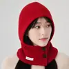 Atacado transfronteiriço de balaclavas estilo coreano para o dia a dia, direto da fábrica de origem, com designs fofos e cores sólidas, adequadas para tamanhos de cabeça maiores