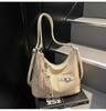 Bolsa Tote de Cuero Suave de Gran Capacidad, Nueva Colección Primavera 2025, Bolso de Hombro de Moda Multiusos para Mujer