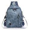 2025 Nueva Mochila Retro de Cuero Suave de Gran Capacidad Multiusos para Mujer Mochila de Moda Versátil para Viaje Escuela Venta al por Mayor