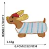 Dibujo Animado Autoadhesivo Mini Lindo Perrito DIY Accesorios de Ropa Decoración Funda de Teléfono Taza de Agua Parche Parche de Tela Bordado