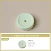 Base Minimalista Redonda Pequeña de Yeso para Porta Incienso con Plato para Cenizas, Quemador de Incienso Simple para Interiores Que No Deja Caer Cenizas