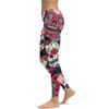 Pantalones de Nueve Puntos Sexy para Mujer Levanta Glúteos Europeos y Americanos Transfronterizos, Leggings Ajustados para Uso Exterior, Estampados con Imágenes