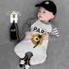 Macacões de Bebê, Roupas de Bebê Desenho Animado Masculino e Feminino de Manga Longa para Recém-Nascidos no Outono, Roupas Infantis para Primavera e Outono, Roupas para Uso Externo