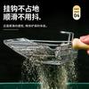 Pala de Acero Inoxidable para Arena de Gato 2 en 1 Agujero Fino Pala para Excremento de Gato Arena Mineral Arena de Tofu Pala de Malla Herramienta Grande para Recoger Excremento