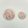 Flores de Tecido de Cetim de Seda Grossas, Flores de Rosa Tridimensionais, Flores Artificiais DIY, Corsage, Acessórios de Flor para Cabeça, Acessórios para Roupa Atacado