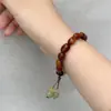 Pulsera de Semillas de Jaboncillo para Riqueza y Prosperidad, Fruto de Planta Natural de Semilla de Bodhi, Artículo de Nicho Original Hecho a Mano, Adecuado para Jugar y Usar