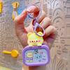 Luz Noturna Urso de Manteiga Fofo Chaveiro Luminoso Brinquedo Criativo para Descompressão Pequeno Presente Atacado Pingente de Casal Boneca