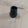 Muleta de cabo quadrado de duas seções bengala antiderrapante multifuncional bengala de pé único muleta leve de aço inoxidável bengala dobrável