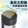 Lámpara Cuadrada de Tungsteno Solar para Exteriores, Resistente a la Lluvia, con Enchufe de Piso, Lámpara de Césped de Tungsteno, Lámpara de Piso de Tungsteno para Paisajismo Exterior