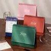 Venta de LiquidaciónXinmo 2026 Calendario Básico Retro Simple Cuaderno de Registro de Asistencia Soporte para Notas Dropshipping