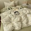 Juego de Cuatro Piezas de Gasa Doble Capa Clase A, Sábana Plana, Funda de Edredón, Sábana Ajustable, Juego de Tres Piezas, Juego de Una Pieza, Dropshipping, Venta al por Mayor del Fabricante, Compra Grupal, Transfronterizo