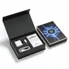 Power Bank para Teléfono Móvil Caja de Regalo Exquisita con Impresión a Color y Estampado Dorado, Cargador Rápido, Caja de Embalaje para Cable de Datos de Carga de Teléfono Móvil Personalización