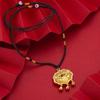 Colgante Candado de Oro Puro 999 Pequeño para Mujer, Bolsa Candado de Oro para Bebé, Campana de Bendición, Colgante Candado de Seguridad, Regalo Luna Llena para Niños