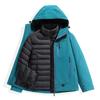 Chaqueta de Plumas para Exteriores de Otoño e Invierno Tres en Uno para Mujer Petite Resistente al Viento e Impermeable Abrigo Morado Ropa de Montañismo para Hombre Hecho a Medida