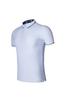 Camisa de publicidad de fábrica en grupo - CVC de alta densidad, cuenta de golf, para hombre y mujer, polo blanco de manga corta con cuello, publicidad