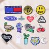 Junle bonito moda desenhos animados tigre ferro bordado pano patch patch roupas infantis gato pata ponto de decoração