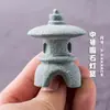 Aquário plantas aquáticas terrário tanque de musgo decoração paisagem lanterna de pedra japonesa ornamento de paisagem esconderijo de caverna para bonsai