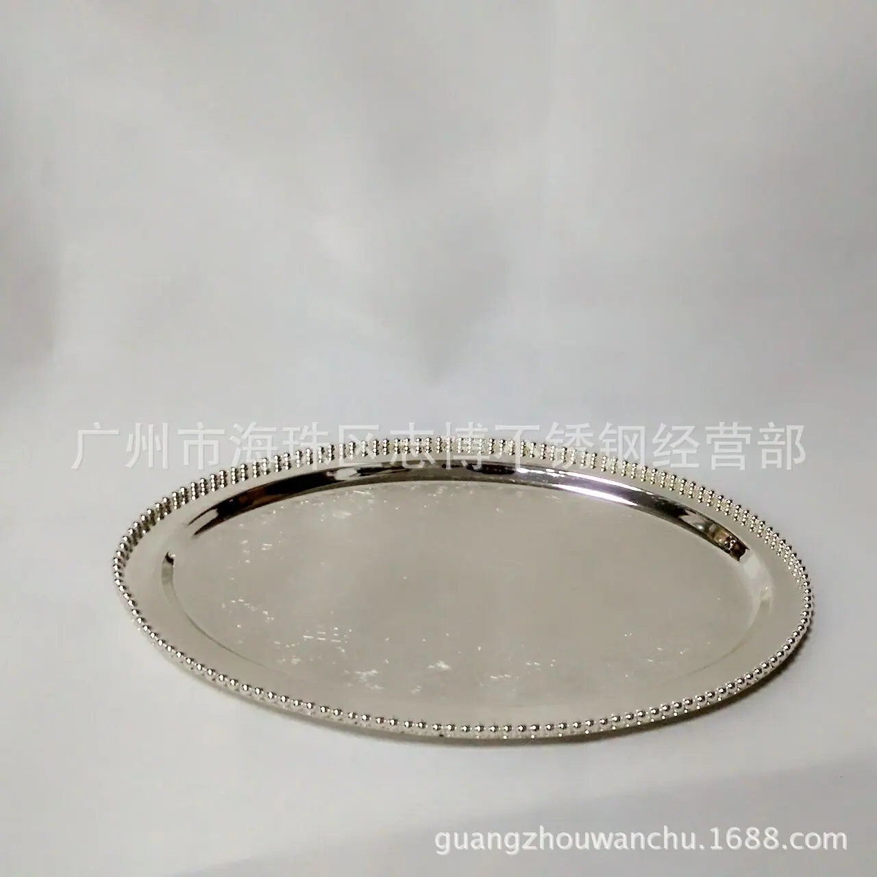 银色珠点盘