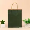 Bolsas de Papel Kraft en Stock, Bolsas de Tote de Papel, Bolsas para Empaque de Regalos, Bolsas para Llevar de Té con Leche de Taza Única, Bolsas de Papel para Ropa