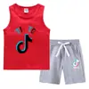 Conjunto Esportivo Casual de Verão para Crianças 2026 - Colete e Shorts Camada Base Manga Longa Fina Peça Única para Crianças Pequenas