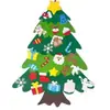 Árvore de Natal de Feltro Transfronteiriça DIY Decoração Feita à Mão Enfeites Pendurados Mini Árvore de Natal 3D Árvore de Natal de Feltro Não Tecido