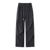 Calça Jogger Acu Masculina de Veludo Cotelê Perna Reta para Homens Outono e Inverno 2026 Calça Casual de Perna Reta com Pregas Estilo Americano para Homens