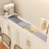 Mantel de Mesa para Cajonera, Gabinete, Mesa, Mantel de PVC Impermeable y a Prueba de Aceite, Mantel para Aparador, Sin Lavado, Antiescaldante, Mantel para Mesa de Centro, Lujo Accesible y Sensación de Alta Gama